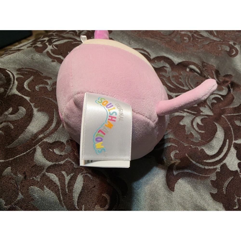 Squishmallows  FuzzAMallow Official Chambless the Pink Opossum  5" - Picture 4 of 4